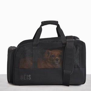 BEIS The Pet Travel Carrier in Black NWOT